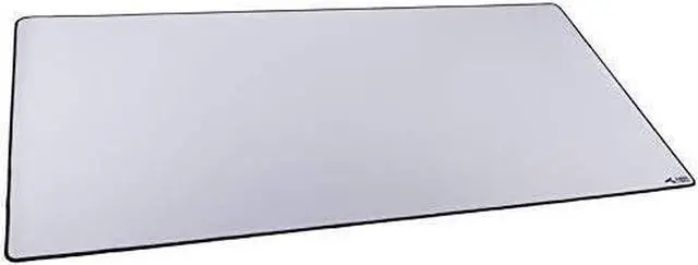 Alt view image 4 of 7 - 3XL Extended Gaming Mouse Mat/Pad - Large Wide (3XL Extended) White Cloth Mousepad Stitched Edges | 24x48 (GW-3XL)
