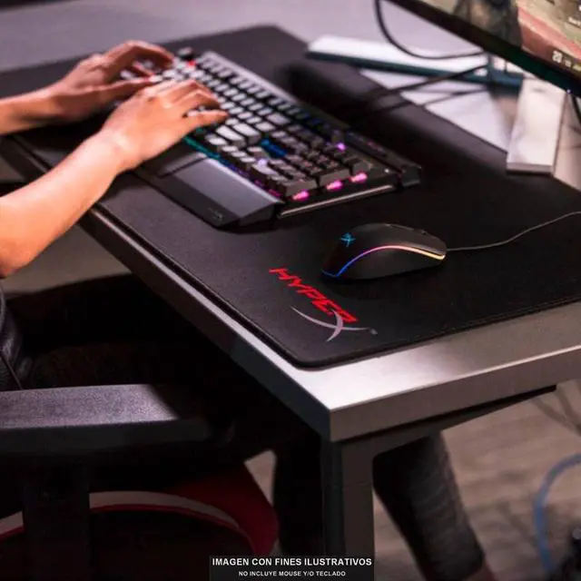 Alt view image 3 of 6 - Fury S - Pro Gaming Mouse Pad Cloth Surface Optimized for Precision Stitched Anti-Fray Edges X-Large 900x420x4mm