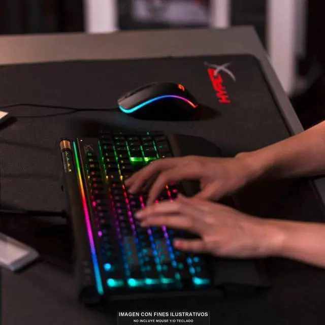 Alt view image 5 of 6 - Fury S - Pro Gaming Mouse Pad Cloth Surface Optimized for Precision Stitched Anti-Fray Edges X-Large 900x420x4mm