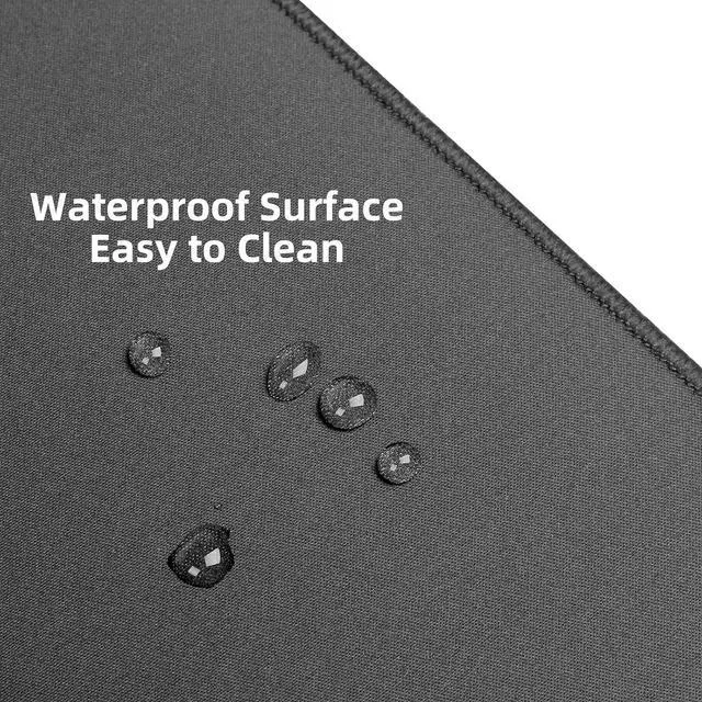 Alt view image 4 of 7 - Large Mouse Pad 36x17 in Gaming Mouse Mat Waterproof and Non-Slip Desktop Pad for Computer Keyboard Black XL