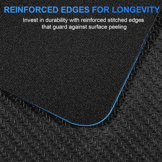 Alt view image 5 of 7 - Gaming Mouse Pad XXL - Boost Your Gaming Performance and Comfort Superfine Fiber Desktop Extended Large MousePads Waterproof Keyboard Desk Mat with Non-Slip Base - Black