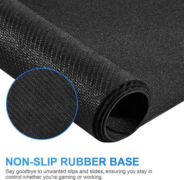 Alt view image 6 of 7 - Gaming Mouse Pad XXL - Boost Your Gaming Performance and Comfort Superfine Fiber Desktop Extended Large MousePads Waterproof Keyboard Desk Mat with Non-Slip Base - Black