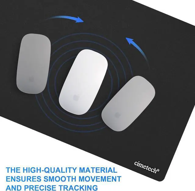 Alt view image 7 of 7 - Gaming Mouse Pad XXL - Boost Your Gaming Performance and Comfort Superfine Fiber Desktop Extended Large MousePads Waterproof Keyboard Desk Mat with Non-Slip Base - Black