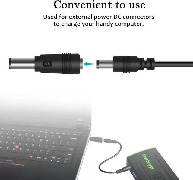 Alt view image 3 of 6 - 10pcs DC Connector Jack Power Socket Universal DC Barrel Jack Adapter Compatible for   HP   Toshiba Sony Laptop Charger Power Supply Plug (5.5 x 2.1mm)