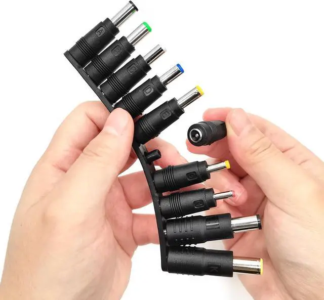 Alt view image 6 of 6 - 10pcs DC Connector Jack Power Socket Universal DC Barrel Jack Adapter Compatible for   HP   Toshiba Sony Laptop Charger Power Supply Plug (5.5 x 2.1mm)