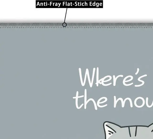 Alt view image 3 of 6 - Non-Slip Mouse Pad Gaming Mouse Pad Small Mousepad for Computer Laptop Gamer Cat Pattern 8x10 inch