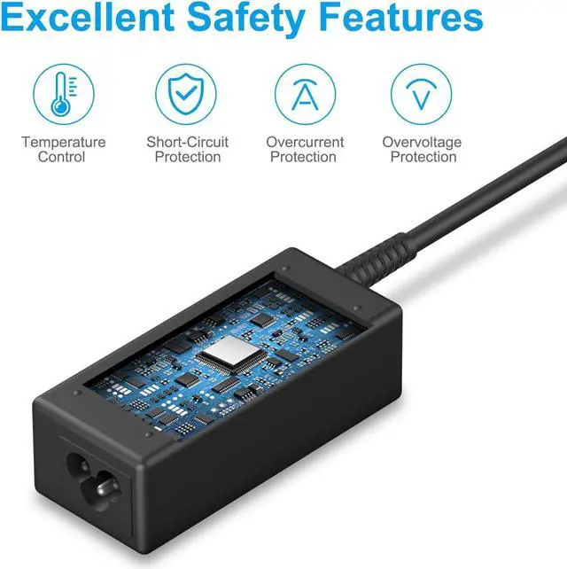 Alt view image 4 of 6 - Universal USB C Laptop Computer Charger Compatible with   HP    Google Chromebook Type C Power Cord