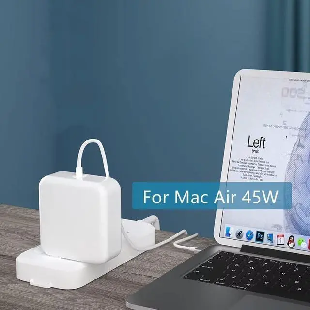 Alt view image 6 of 6 - Mac Book Air Charger Replacement for 45W T-Tip Power Adapter Compatible with Mac Book Air 11 inch & 13 inch Between 2012-2017
