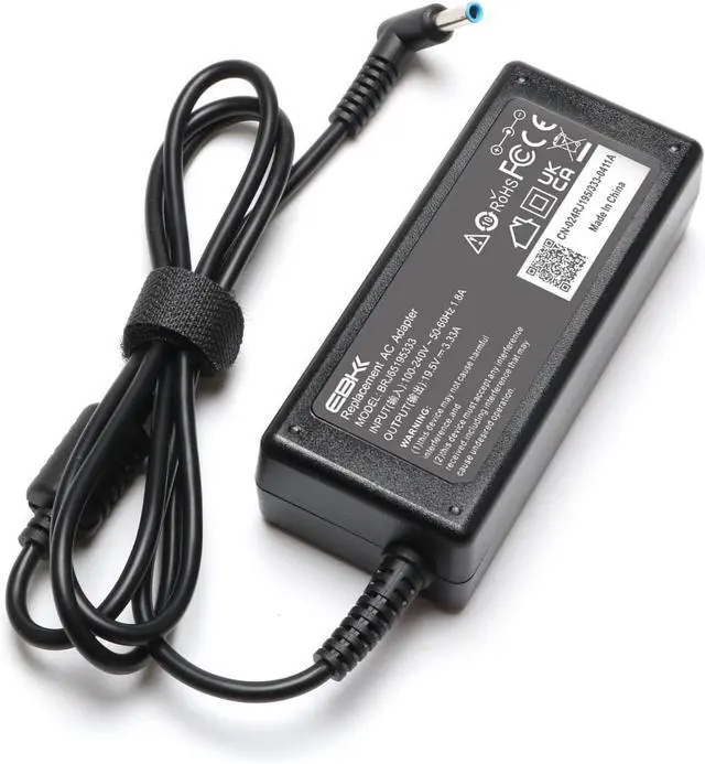Alt view image 4 of 5 - 65W for HP Pavilion X360 Laptop Charger Envy X360 Charger 15-dy2xxx 15-dy5073dx 15-dy2073dx 15-dy5033dx 15-f272wm 15-dy2095wm Power Cord