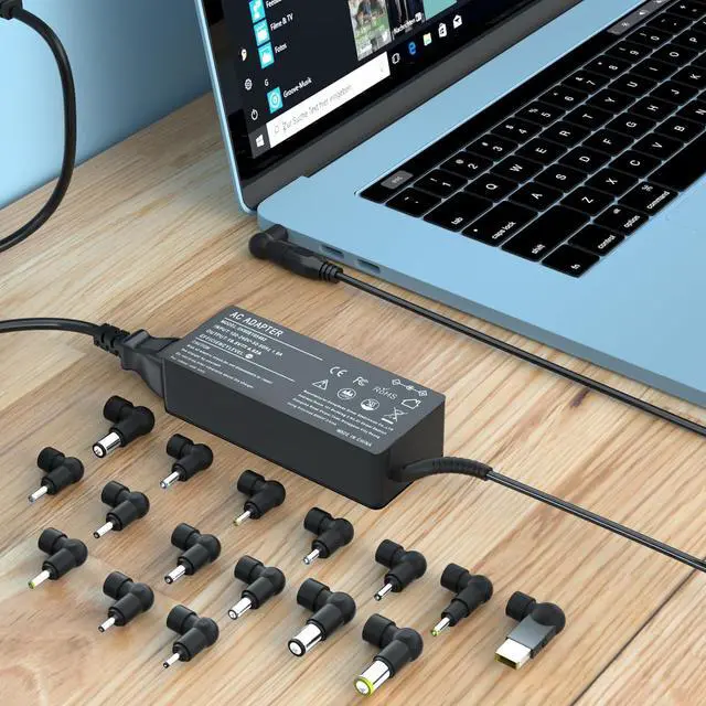 Alt view image 7 of 7 - 90W 16Tips Universal Laptop Charger - Fit for HP      LG IBM Google Toshiba Sony Fujitsu MacBook Pro Gateway Notebook Ultrabook Chromebook Power Adapter Supply Cord
