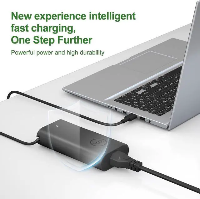 Alt view image 7 of 7 - New Replacement for 100W  Laptop Charger USB C Type C Gan for  Precision 3580 3580 3580 3581 5680 Latitude 7640 7640 7340 5440 5540 9440 5340 Inspiron 14 16 5000 7000 5430 7430 7440 5630