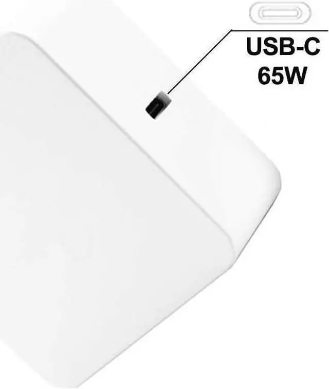 Alt view image 5 of 5 - 65W Type C Laptop Charger Fit for  Galaxy Book  Fast Charging Power Adapter for Galaxy Book Pro 360 NP950QDB NP930QDB NP935QDC 13.3 & 15.6 USB C