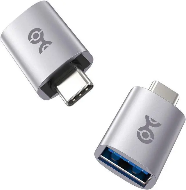 Main image of 2-Pack 10Gbps USB C to USB Adapter Male to Female for High-Speed Data Transferring & Fast Charging Reversible USBC USBA to USBC Adapter for iPhone 16/15 iPad Pro Galaxy S23