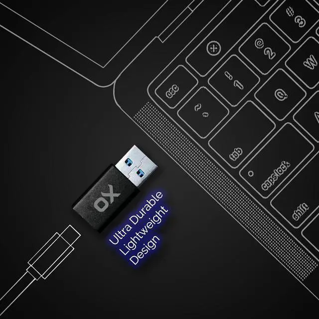Alt view image 3 of 8 - [10Gbps] USB to USB C Adapter: Small but Mighty! High-Speed Type-c to USB Adapter. [USB-C 3.2] USB C to USB A Adapter for Charging & Data Transfer (Black USB-C Female (3-Pack))