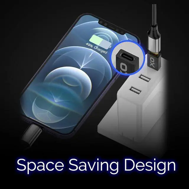 Alt view image 5 of 8 - [10Gbps] USB to USB C Adapter: Small but Mighty! High-Speed Type-c to USB Adapter. [USB-C 3.2] USB C to USB A Adapter for Charging & Data Transfer (Black USB-C Female (3-Pack))