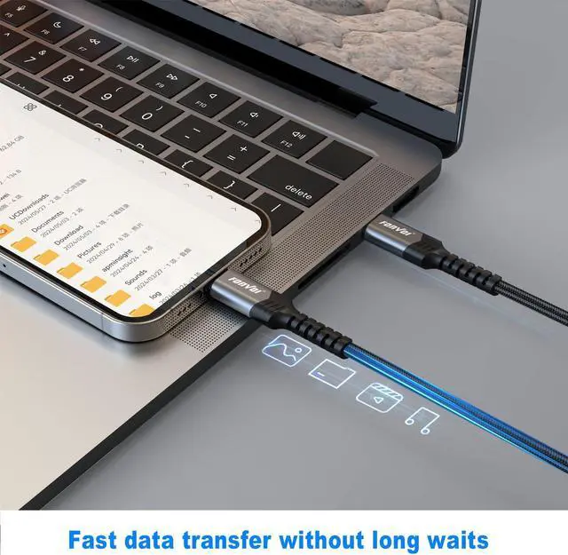 Alt view image 5 of 6 - USB to USB C Cable[2park 4FT] USB Type C Fast Chargr Cable 3.1A Braided USB A to Type-C Charger Cable for iPad iphone15  Galaxy Note Pixel One Plus etc