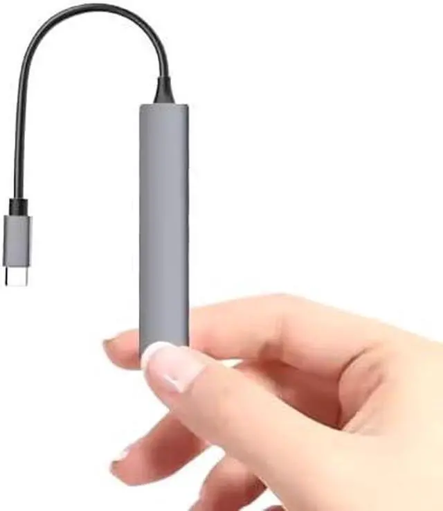 Alt view image 7 of 7 - USB-C to USB Hub | 4 Port USB Hub Splitter | Portable USB Adapter Multiport Expander | High-Speed Data Transfer | USB C to USB Hub 4 Ports | USB Type C Docking Station