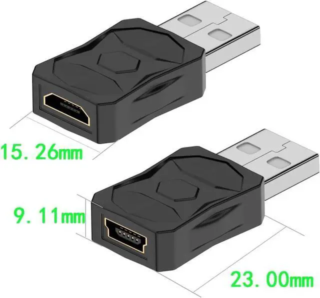 Alt view image 4 of 7 - USB 2.0 Adapter Set USB/Type C/Micro/Mini Male to Female Converter Connector (12 pcs)