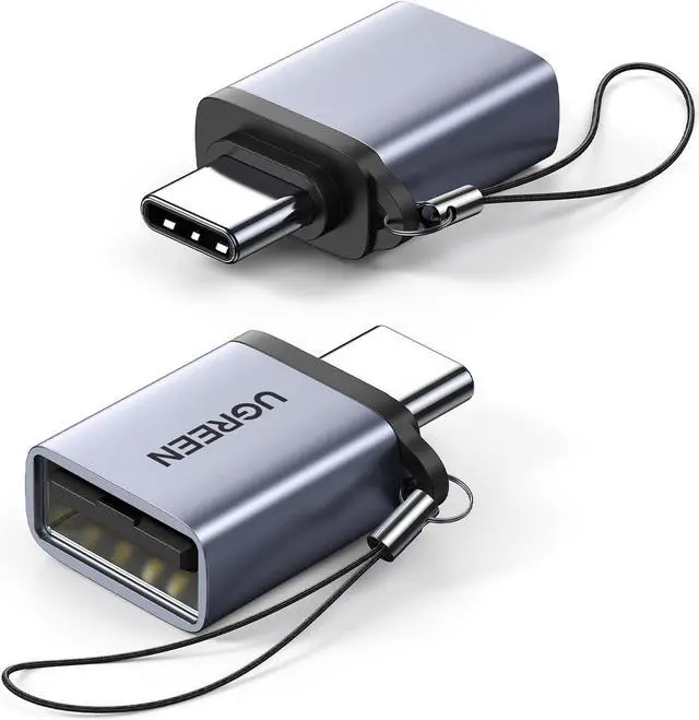 Main image of USB C to USB Adapter (2 Pack) USB C Adapter USB C Male to USB 3.0 Female Adapter Compatible with MacBook Pro MacBook Air iPhone 15 iPad Pro and More Type C or Thunderbolt 3 Devices