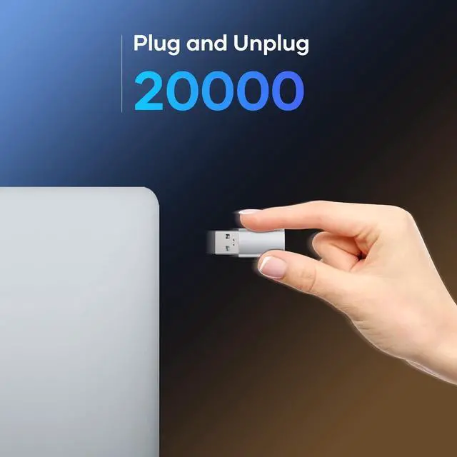 Alt view image 7 of 7 - USB C to USB Adapter (4 Pack) USB C Female to USB Male 3.0 USB Type C Adapter Compatible with iPhone 15/14/13/12 iPad Pro/Mini/air  Galaxy S21 S22 Plus/Ultra MacBook/Laptop/Desktop