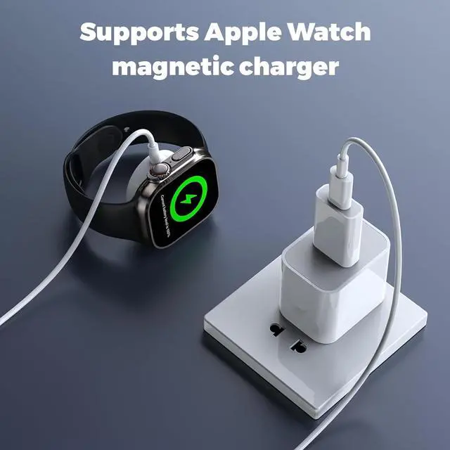 Alt view image 3 of 7 - USB to USB C Adapter 2 Pack USB-C Female to USB Male Adapter OTG Charger Converter Compatible for Apple Watch Ultra iWatch/iPhone/Pro Max Plus/Airpods/iPad 9 10 Air 5 Mini 6/Car/