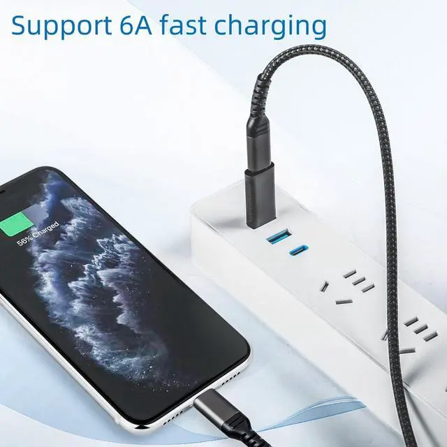 Alt view image 5 of 7 - USB A to USB C and USB C to USB A OTG Adapter Gray 10Gbps Data Sync Zinc Alloy Type A/C Male to USB 3.2 Type C/A Female Converter for Charger USB C Cable PC Laptop Flash Drive ADT-ACG2