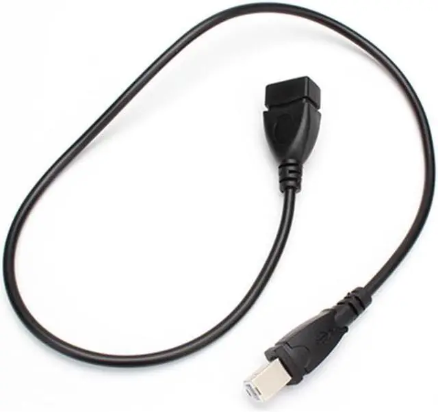 Alt view image 7 of 7 - USB A to USB B Adapter Cable USB A Female to B Male 2.0 Converter Cord Type-B to USB Connector Cable for Printer/Scanner/Fax Machine to Computer/Laptop (0.5M/1.64FT)