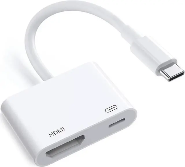 Main image of [MFi Certified] USB C to HDMI Adapter for iPhone 16 15 to TV 4K@60Hz Type-C to HDMI Adapter with 100W Fast Charging Port for iPhone 16/16 Plus/16 Pro/16 Pro Max/15 Pro Max to HDTV Projector Monitor