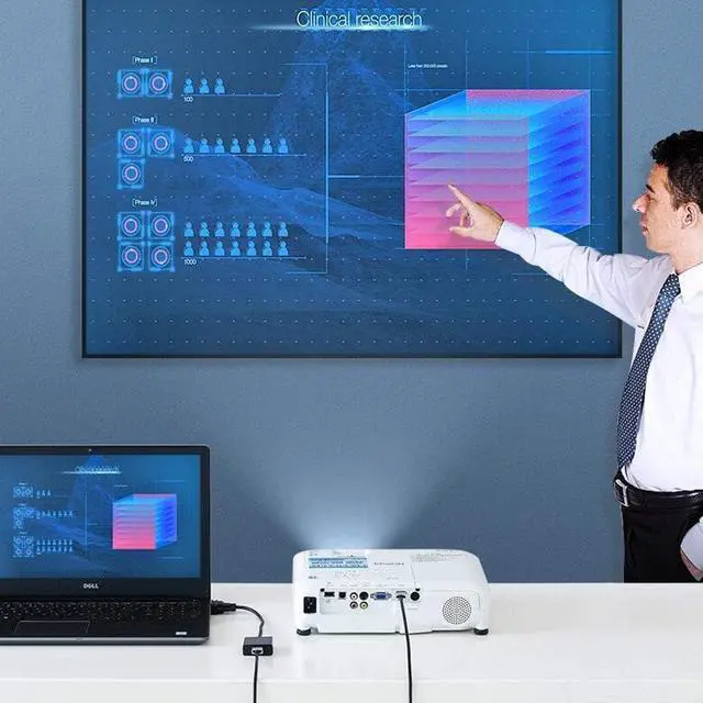 Alt view image 7 of 7 - USB to HDMI Adapter USB 3.0/2.0 to HDMI Cable Multi-Display Video Converter- PC Laptop Windows 7 8 10 Desktop Laptop PC Monitor Projector HDTV.[Not Support Chromebook] Silver