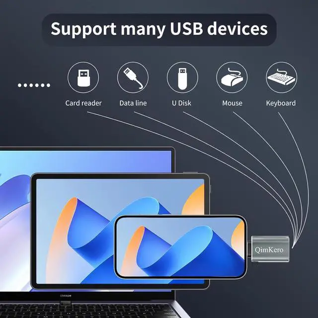 Alt view image 5 of 7 - USB C to USB Adapter 3-PackUSB C Male to USB 3.0 Female Adapter USB A 3.0 Female OTG Adapter Converter for iPhone 15 Max MacBook Pro Air Mac iPad  Surface Go  S24 S23 S22 16