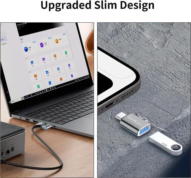 Alt view image 6 of 7 - USB C to USB Adapter 3-PackUSB C Male to USB 3.0 Female Adapter USB A 3.0 Female OTG Adapter Converter for iPhone 15 Max MacBook Pro Air Mac iPad  Surface Go  S24 S23 S22 16