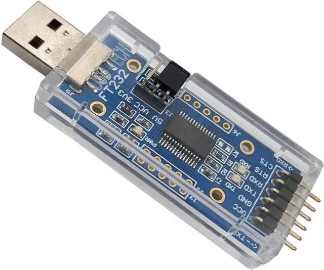 Main image of SH-U09C USB to TTL Serial Adapter with FTDI FT232RL Chip Compatible with Windows 11 10 7 and Mac OS