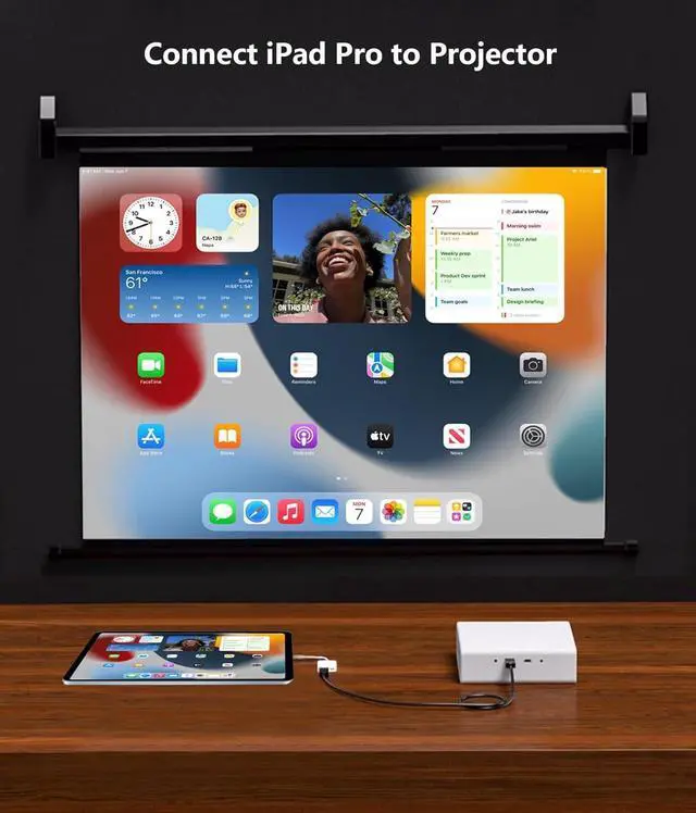 Alt view image 4 of 7 - [MFi Certified] USB C to HDMI Adapter for iPhone 16 15 to TV 4K@60Hz Type-C to HDMI Adapter with 100W Fast Charging Port for iPhone 16/16 Plus/16 Pro/16 Pro Max/15 Pro Max to HDTV Projector Monitor