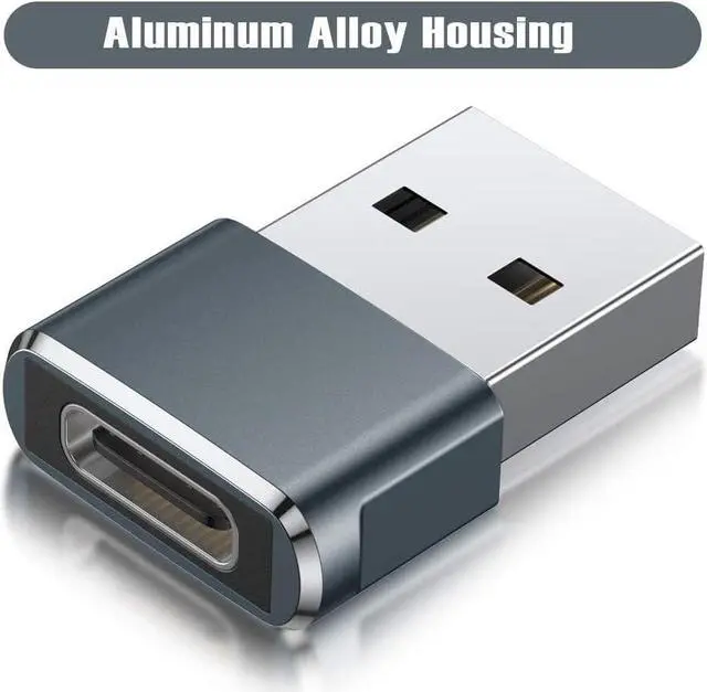 Alt view image 5 of 7 - USB to USB C Adapter iPhone 16 15 Pro Max Charger Adapter 3 Pack USBC Female to USB A Male Type C OTG Converter for  Watch iWatch 10 9 8 SE AirPods iPad Mini Air  Galaxy S25 S24