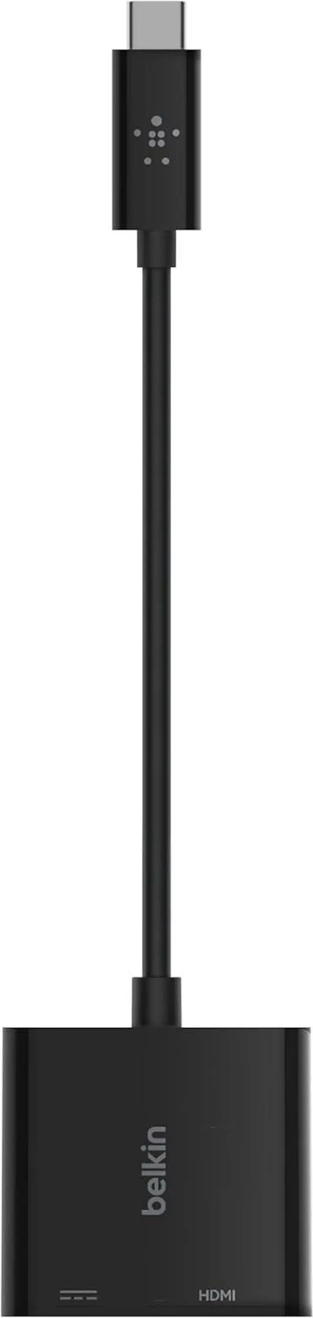 Alt view image 4 of 6 - USB C to HDMI Adapter + USBC Charging Port to Charge While You Display Supports 4K UHD Video Passthrough Power up to 60W for Connected Devices Compatible with MacBook iPad Windows
