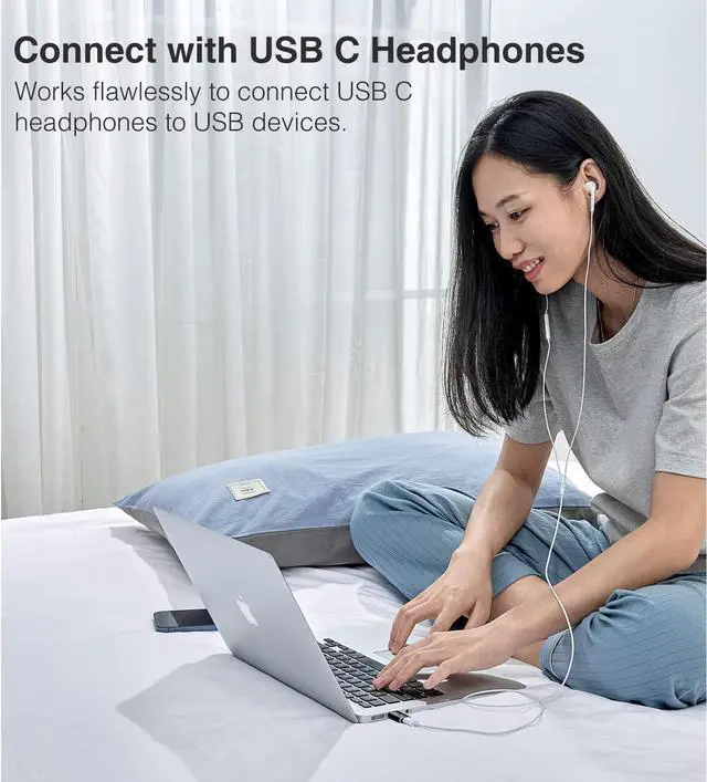 Alt view image 6 of 7 - [10Gbps] USB C Female to USB Male Adapter USB 3.1 A to USB C Adapter SuperSpeed Data Sync Compatible with iPhone 16/ iPhone 15 Plus Pro Max Type-C Earphone Laptop Charger Quest Link- Black