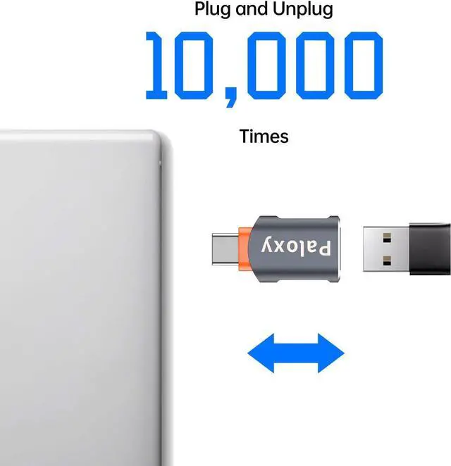 Alt view image 2 of 7 - USB C Adapter High-Speed Data Transfer USB-C to USB 3.0 Female Adapter for MacBook Pro 2020 for iPad Pro 2020 for  Notebook 9 for  XPS and More Type C Devices (2)