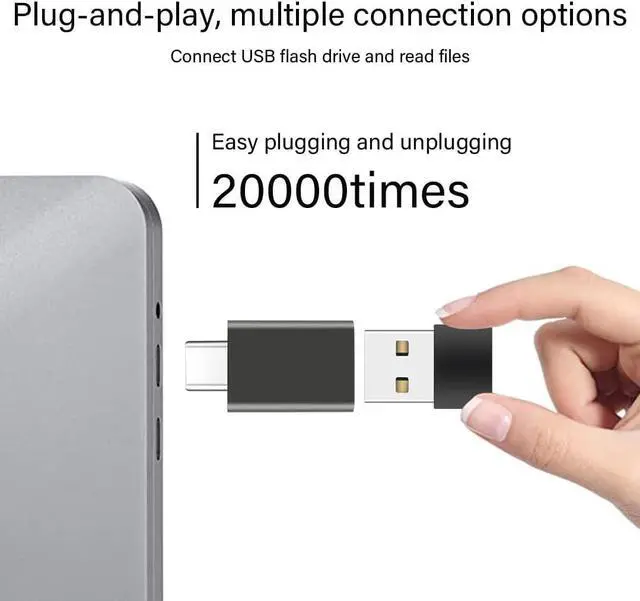 Alt view image 6 of 7 - USB C to USB+USB A to USB C Adapter MixPack 4pcs USB C to USB Adapter High-Speed Data Transfer USB-C Male to USB 3.0 Female Adapter for USB &Type C Port Series Smarts&Devices.