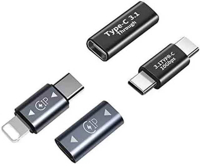 Alt view image 2 of 7 - USB C Adapter (4 pcs) Supports Charging and Data Transfer Expansion The Rate is up to 10Gbps Compatible with Type C Devices Such as   MacBook etc.