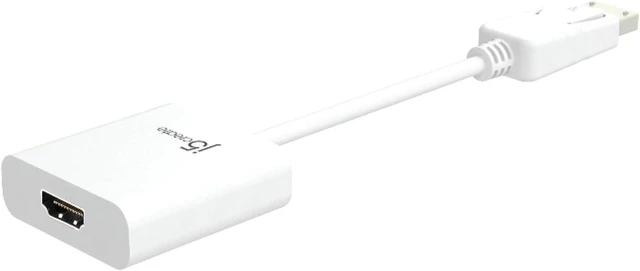 Main image of J5 Create Jda154 Display Port to HDMI Adapter Cable White