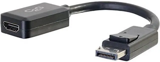 Main image of Legrand DisplayPort to HDMI Male to Female Displayport Cable Black DisplayPort Cable 8 Inch Digital Display Cable 1 Count 54322