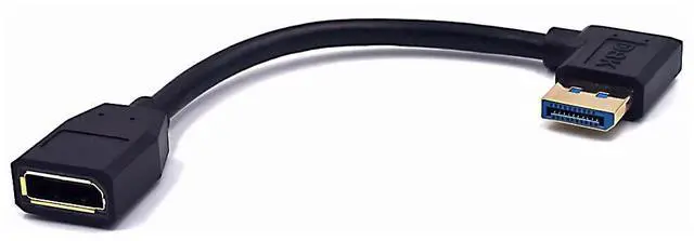 Main image of 5.9 Inch DisplayPort 8K Extension Cable 90 Degree Right Angle DP 1.4 Version Male to DP 1.4 Version Female Adapter Extender Cable Support 8K@60Hz & 4K@ 144Hz
