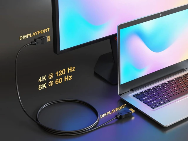 Alt view image 3 of 4 - Cable Leader Gold Plated Premium DisplayPort Male to Male Cable with Latches, Supports Resolutions up to 8K@60 Hz, Version 1.4 VESA Certified (6 FT)