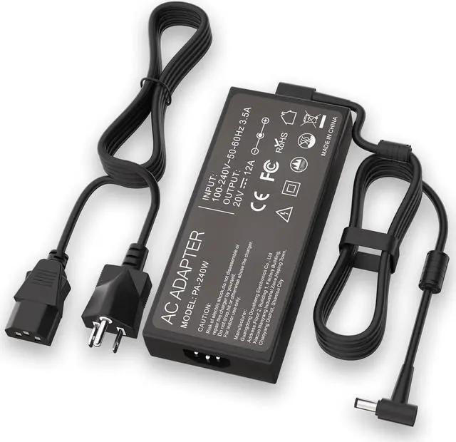 Main image of 240W Ac Adapter for  Rog Zephyrus G14 GA401IV G15 GA502IV Fit for  Tuf Gaming Laptop Charger Tuf F15 A15 F16 A16-180W for  Zephyrus G14-for  Tuf A15 FA506IU F15 FX506LH