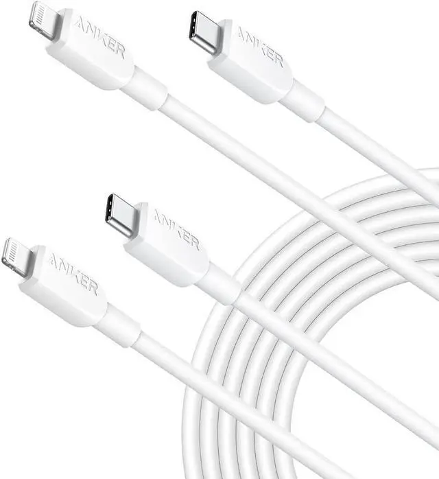 Main image of USB C to Lightning Cable(10FT 2Pack White) MFi Certified for iPhone 14 Series and More(Charger Not Included)