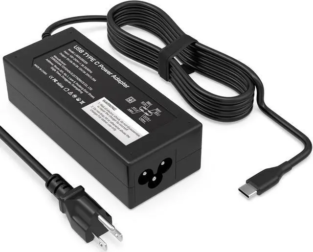 Main image of Universal Chromebook Charger-45W USB-C Power Adapter Compatible with HP Laptop Charger Fast Charging for USB C Laptop Charger 6FT Type C Power Cord
