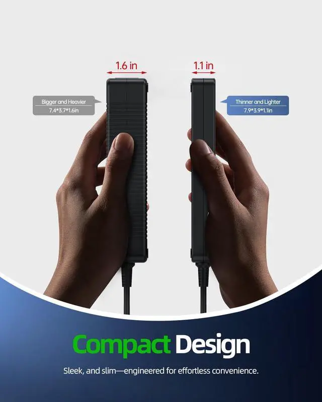 Alt view image 5 of 7 - 240W Charger Fit for Dell Alienware - UL Listed (Meets Highest Safety Standards) - Fit for Alienware M15 R5 R3 R4 R2 M17 R5 R3 R4 15 17 G5 G7 M16 M14X M17X X15 X16 Gaming Laptop Charging Power Cord