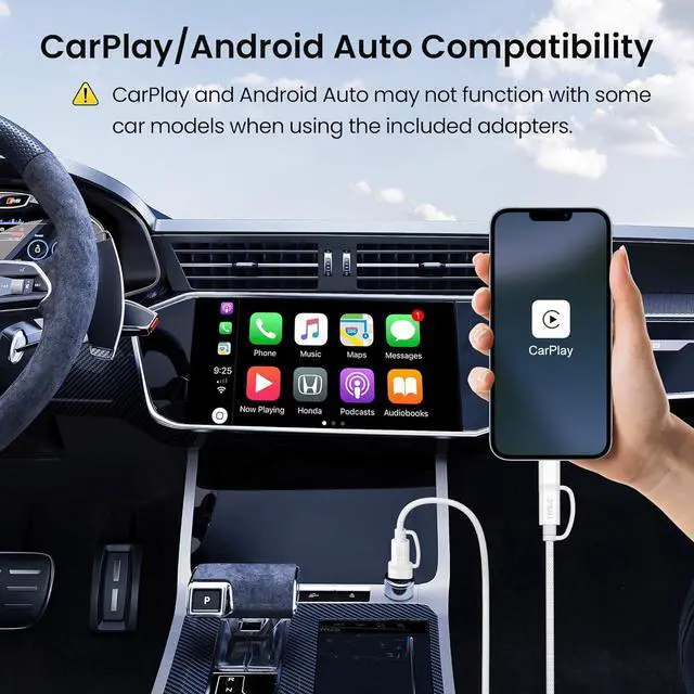 Alt view image 2 of 7 - 4-in-1 USB C Charger Cable 6.6FT for iPhone 16 15 Pro AirPods 4/4th Generation/3 60W Charging Multi Charging Cord with USB-A Adapter/iOS/TypeC for  2 Max 2024 iWatch 10 S24 S23