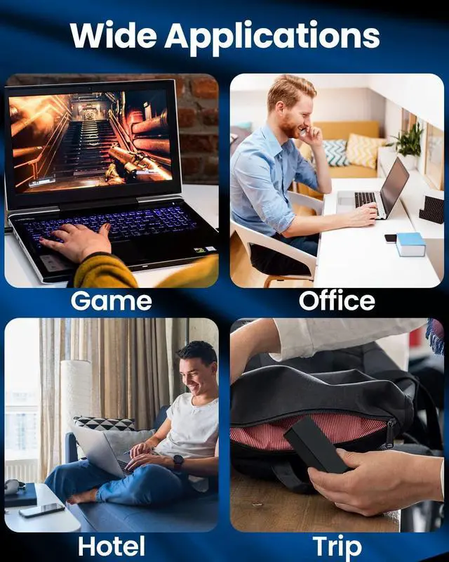 Alt view image 7 of 7 - 65W USB C Charger Universal Laptop Charger Type C Replacement for Mac Book Pro/Air  Steam Steak Deck    HP DJI LG Gram  Laptops and Smart Phone Tablets