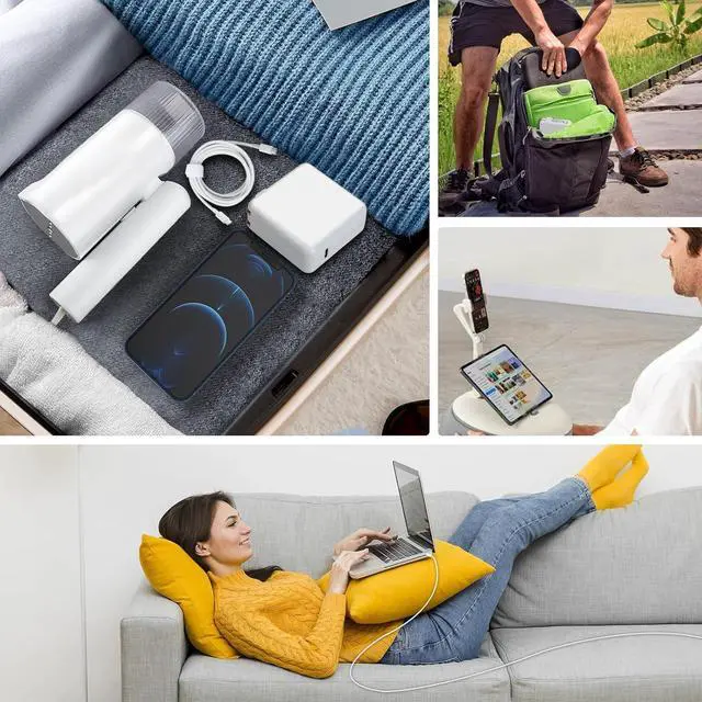 Alt view image 7 of 7 - Mac Book Pro Charger-96W USB C Power Adapter Compatible with MacBook Air/pro iPad Pro  Galaxy and All USB-C Devices Powerful Connect Original Quality